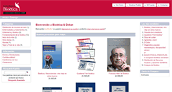 Desktop Screenshot of compras.bioetica-debat.org