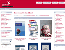 Tablet Screenshot of compras.bioetica-debat.org